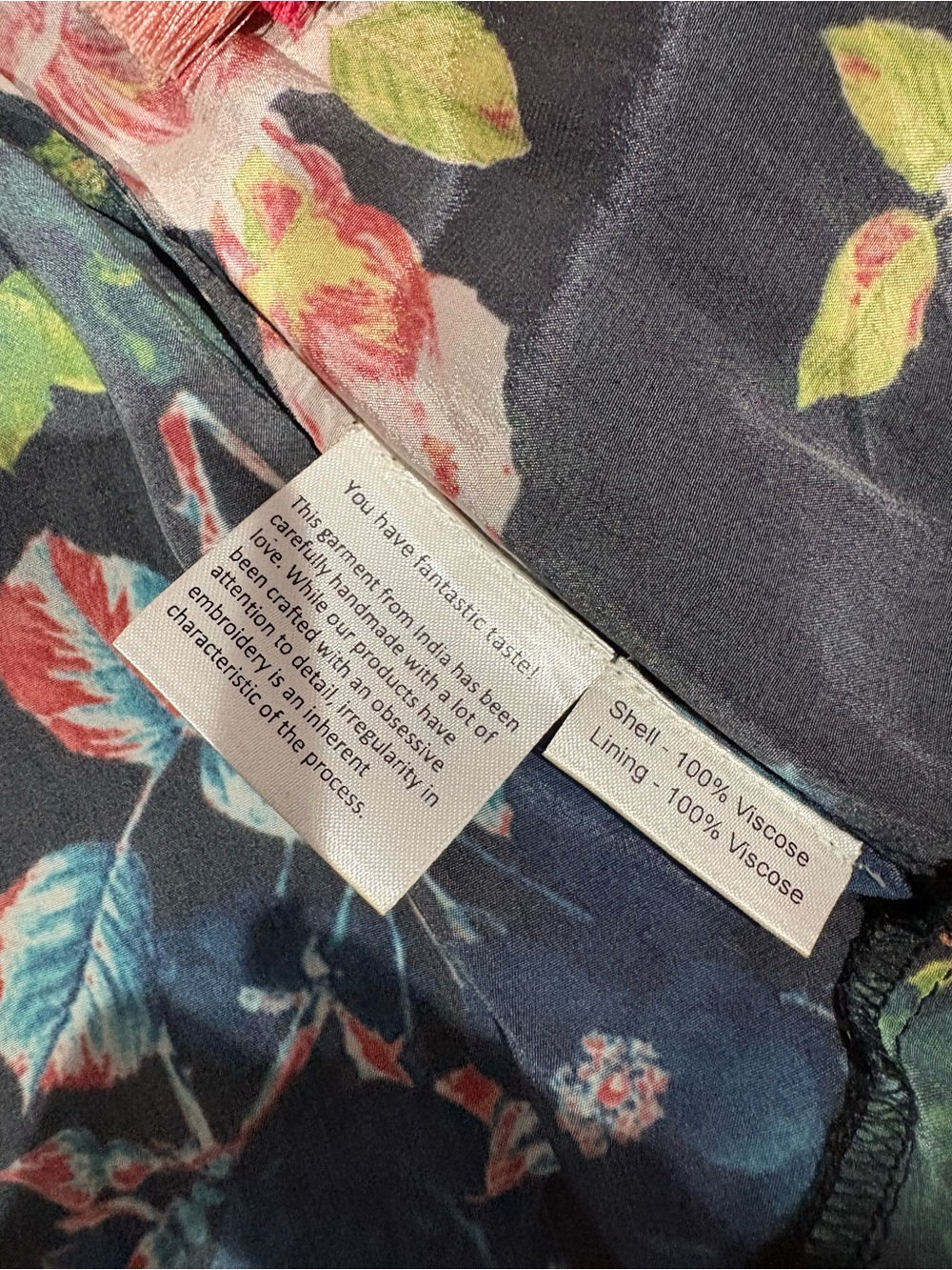 $400 Rococo Sand floral tie waist wrap mini dress S - Picture 8 of 9